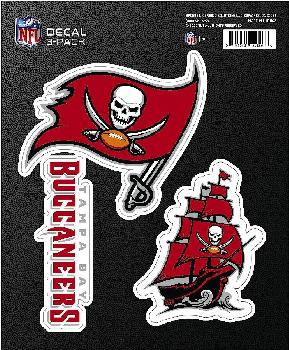 Die-cut Decal 3pack Tampa Bay Buccaneers