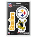 Die-cut Decal 3 pack Pittsburgh Steelers 