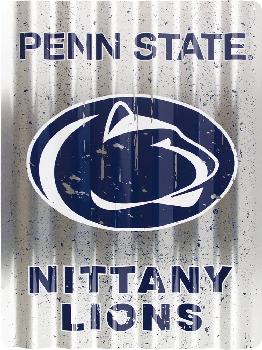 Corrugated Metal Sign 11.5"x18" Penn State Nittany Lions